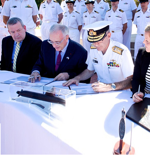 Naval Group, Australia Sign Strategic Partnering Agreement