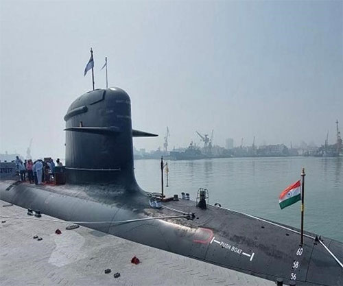 Naval Group Attends Commissioning of Sixth Kalvari-Class Submarine Entirely Made in India