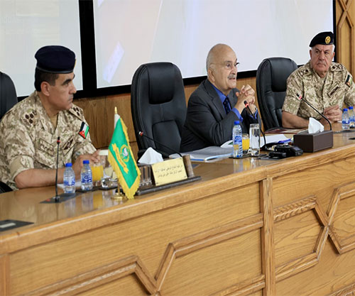 Prince El Hassan Lectures at Royal Jordanian National Defence College