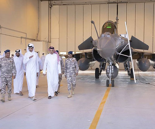 Qatar’s Amir Attends Arrival of Eurofighter Typhoon Aircraft