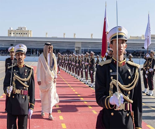 Qatar’s Amir Graces Mohammed Bin Ghanem Al Ghanem Naval Academy Graduation