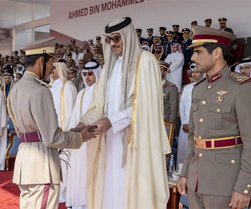 Qatar’s Amir Patronises Graduation Ceremony at Ahmed Bin Mohammed Military College 