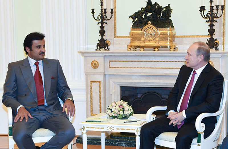 Qatar’s Emir Pays Official Visit to Russia