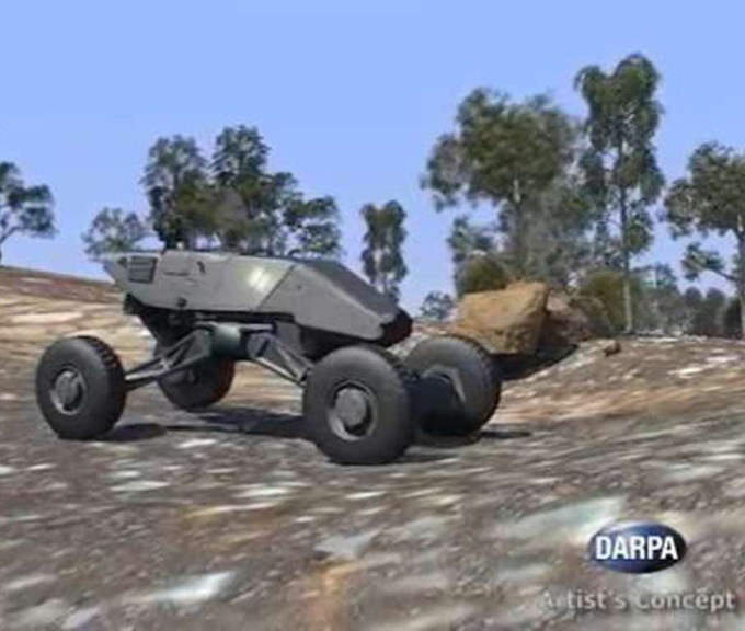 Artist’s concept of DARPA’s Ground X-Vehicle Technologies (GXV-T)