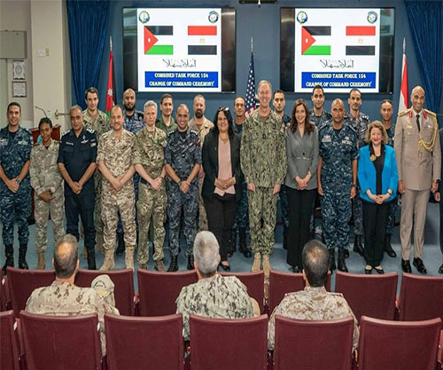 Royal Jordanian Navy Hands Over Command of Combined Task Force to Egypt