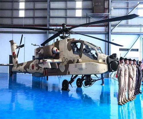 Royal Moroccan Air Force Receives First Batch of AH-64E Apache Attack Helicopters