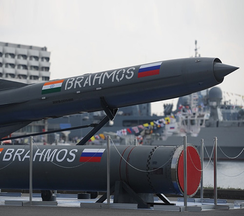 Russian-Indian PJ-10 BrahMos Supersonic Cruise Missile 