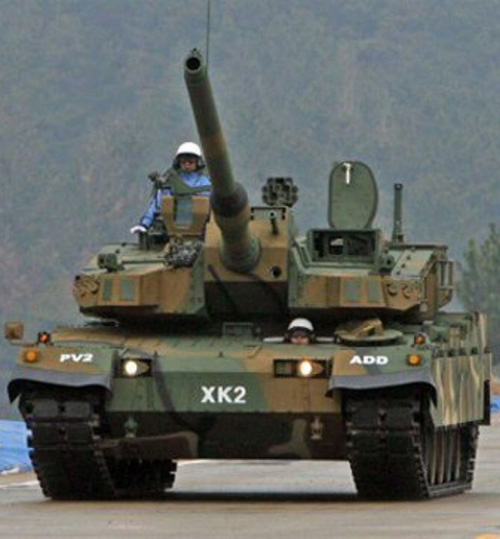 A South Korean K2 Black Panther Main Battle Tank