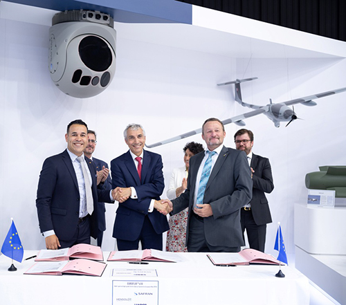 Safran, Hensoldt, Mades Team Up on Targeting System For European MALE Drone 