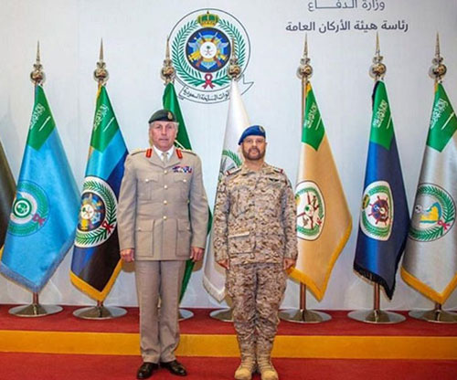 Saudi Chief of General Staff Meets British Chief of Defense Staff