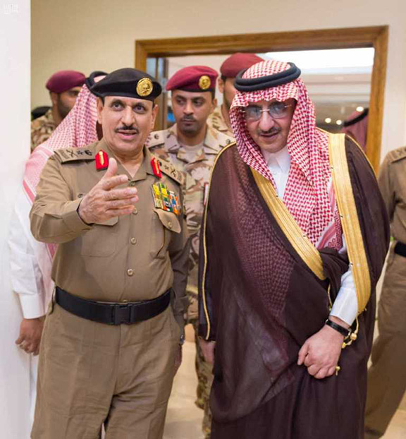 Saudi Crown Prince Inspects Command, Control Center