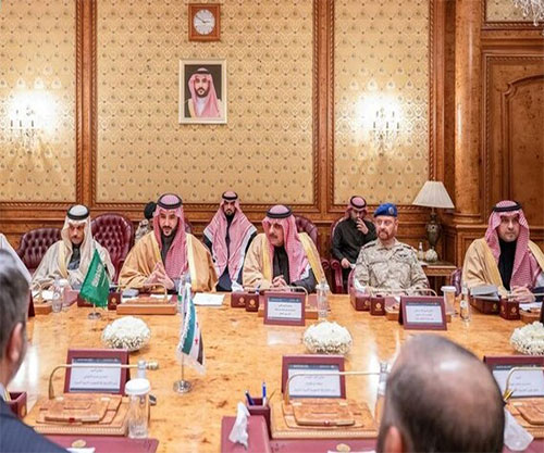 Saudi Defense Minister Meets Syrian Foreign, Defense Ministers, Head of General Intelligence 