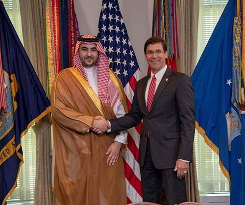 Saudi Deputy Minister of Defense Concludes Visit to USA