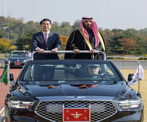 Saudi Minister of National Guard Pays Official Visit to North Korea