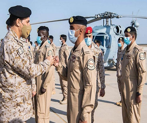 Saudi Navy Commander Launches Multi-Mission Helicopters (MH-60R)