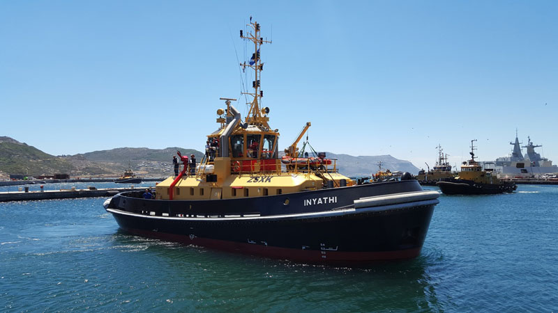 South African Navy Receives New Damen ATD Tug 2909 