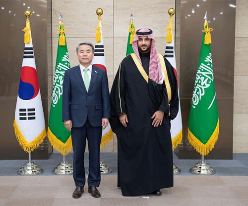 South Korean President & Minister of National Defense Receive Saudi Defense Minister