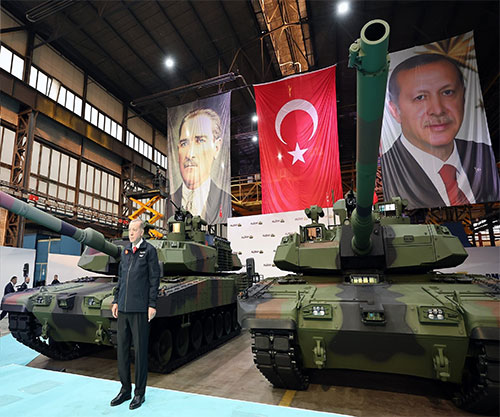 Turkish Armed Forces Receive First Two Altay Main Battle Tanks 