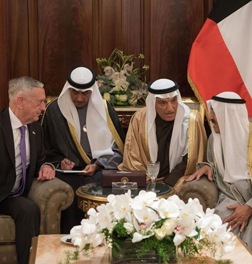 U.S. Defense Secretary Hails Relationship with Kuwait