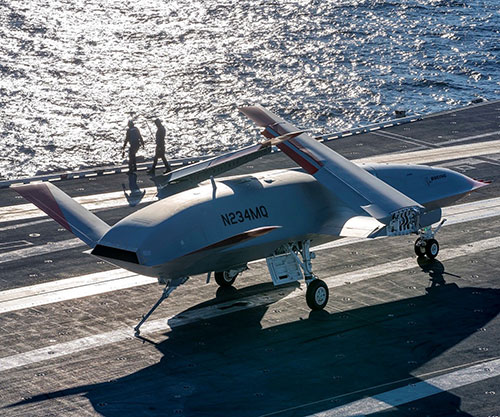 U.S. Navy, Boeing Complete First Carrier Tests for MQ-25