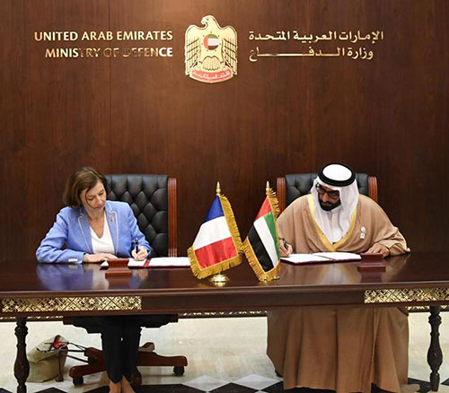 UAE, French Defense Ministers Sign Cooperation Document