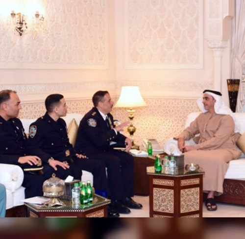 UAE Interior Minister, NYPD Delegation Discuss Security Cooperation 