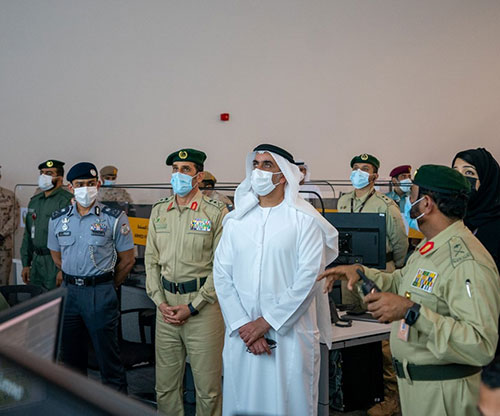 UAE Interior Minister Attends Strategic Training Drills at Expo 2020 Site