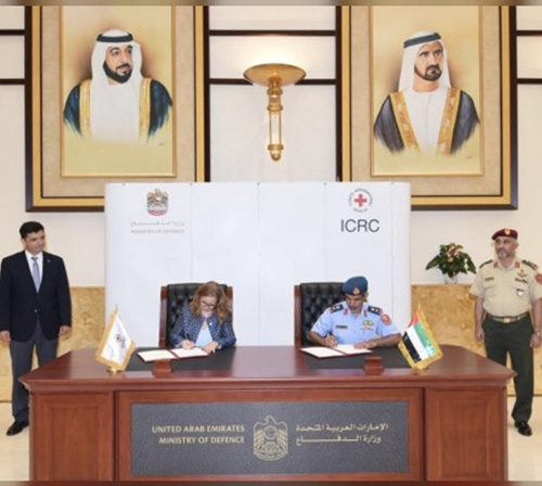 UAE Ministry of Defense, ICRC Sign MoU