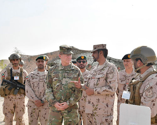 US Chief of Staff Attends UAE-US Joint Military Exercise 