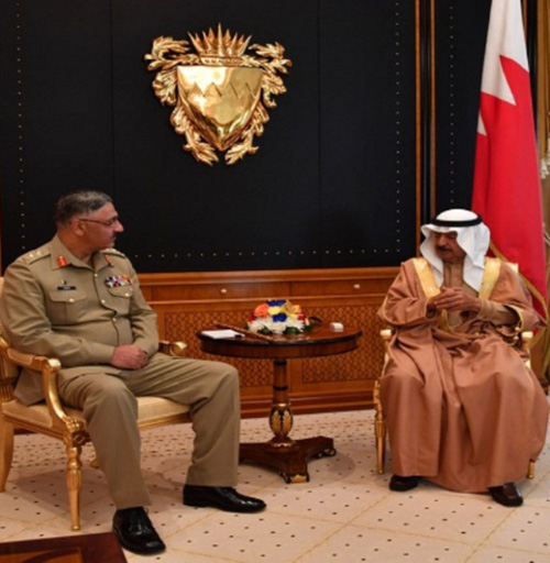 Pakistani Chairman of Joint Chiefs-of-Staff Visits Bahrain