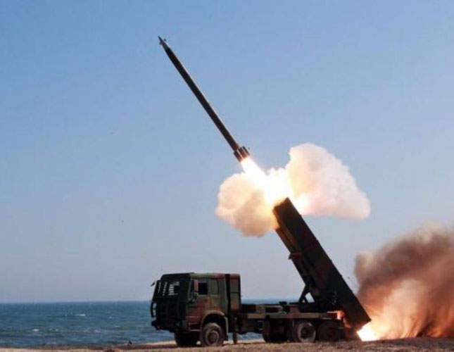 North Korea Fires Three Ballistic Missiles 