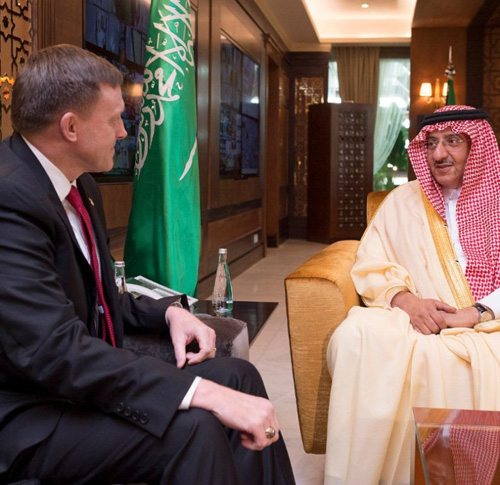 Saudi Crown Prince Receives Director of US National Security Agency