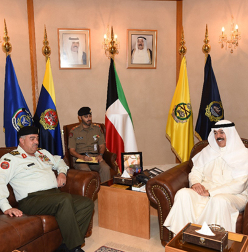 Kuwait Defense Minister Meets Jordanian Chief-of-Staff