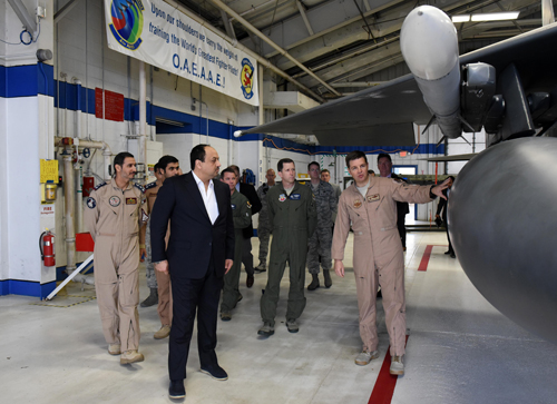Qatar’s Minister of Defense Witnesses F-15E Superiority