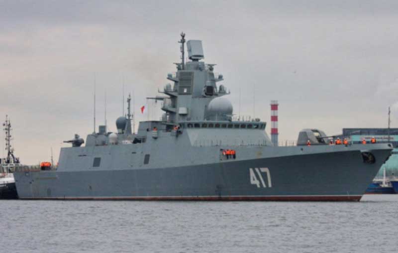 Russian Navy to Receive First Admiral Gorshkov-Class Frigate