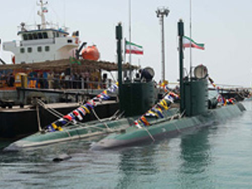 Iran Launches Overhauled Heavy Submarine