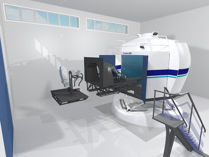 Thales Unveils New Reality H Helicopter Simulator