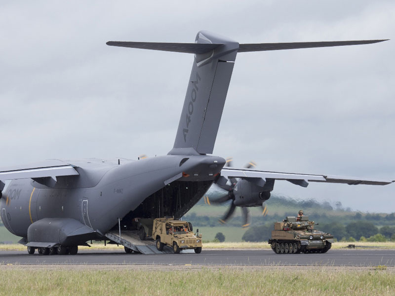 Airbus Military A400M Demonstrates Airfield Assault Capability