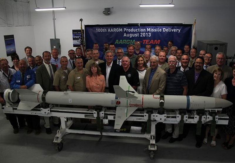 ATK Delivers 100th AARGM Production Missile