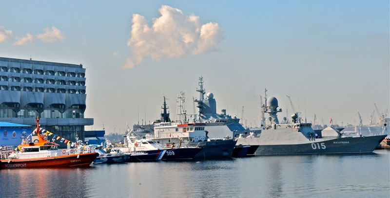 IMDS general view at the Sanct-Petersburg sea port