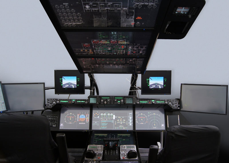 Thales First A400m Flat Panel Flight Training Device Al Defaiya