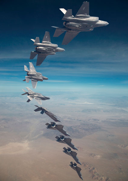 April Marks New F-35 Flying Records