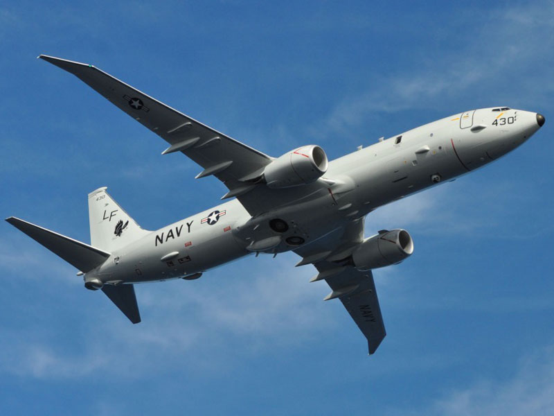 Boeing 787-9 Dreamliner and P-8A Poseidon at Farnborough