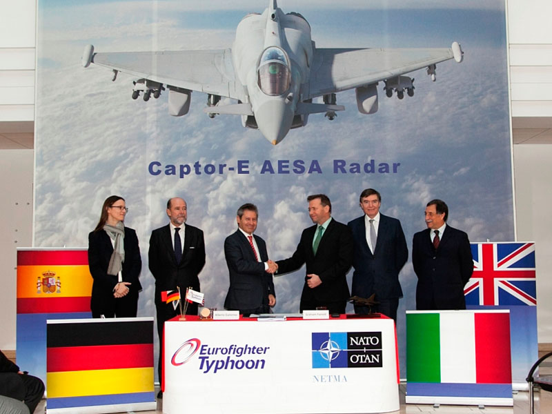 Eurofighter, NETMA Sign €1bn Radar Contract