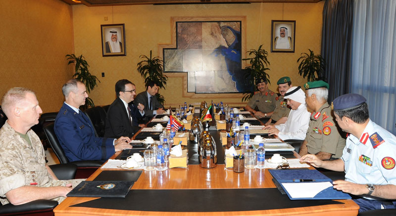 Kuwait’s Defense Minister Receives Ranking US Officials