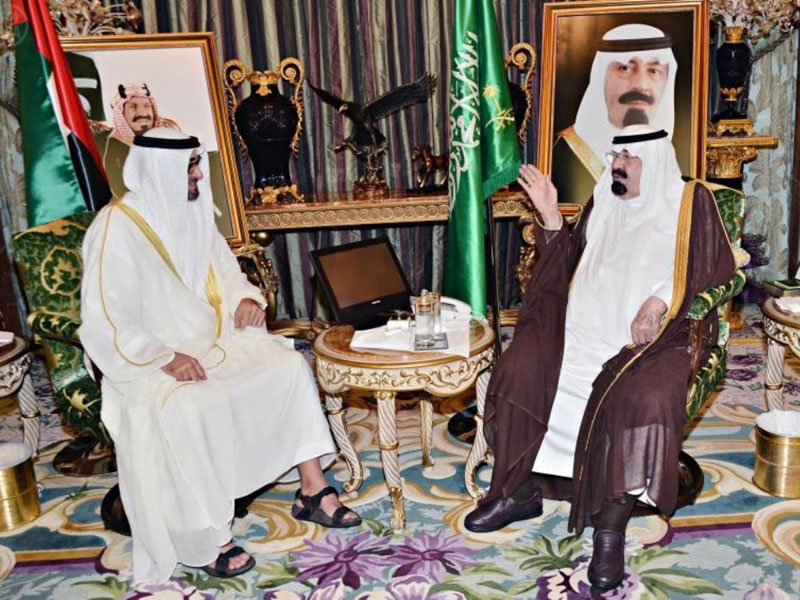 Saudi King, Abu Dhabi Crown Prince Discuss Gaza Crisis