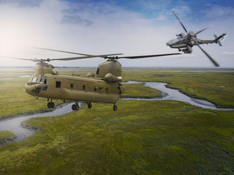 Boeing to Supply 22 Apache, 15 Chinook Helicopters to India