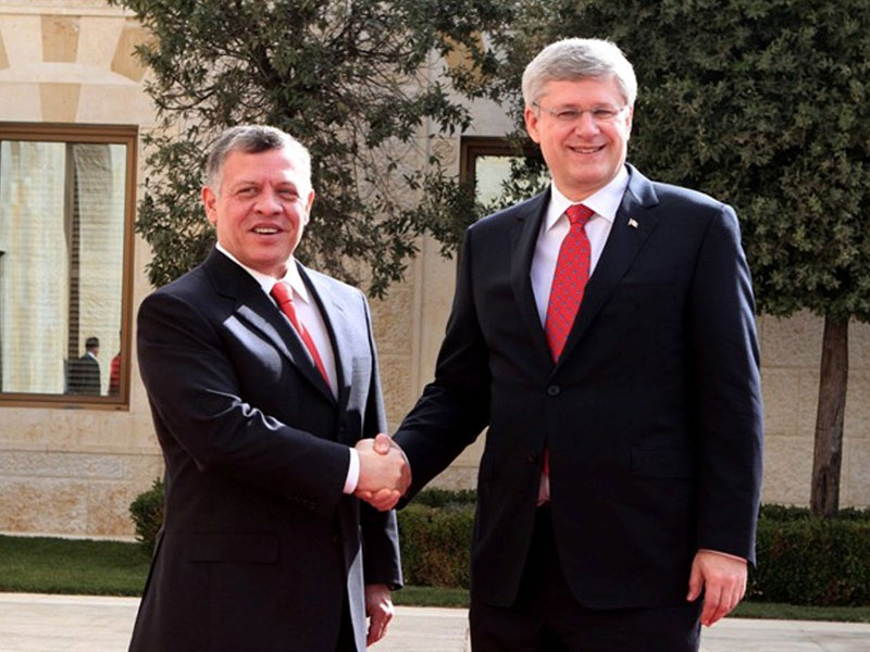 Jordan’s King, Canada’s PM Discuss Regional Threats