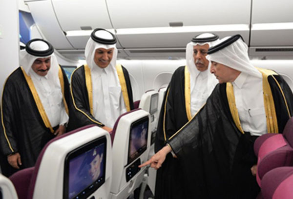 Qatar’s Deputy PM Inaugurates Qatar Airways A350 XWB 