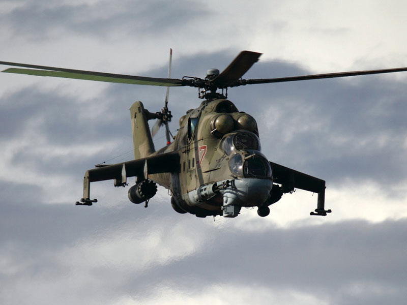 Russia Deploys Mi-24 Helicopter Gunships to Syria